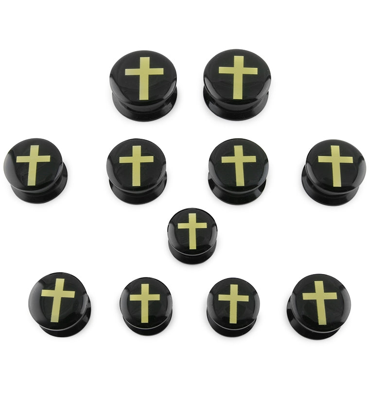 Black Cross Plugs