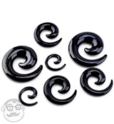 Black PVD Hollow Steel Spirals