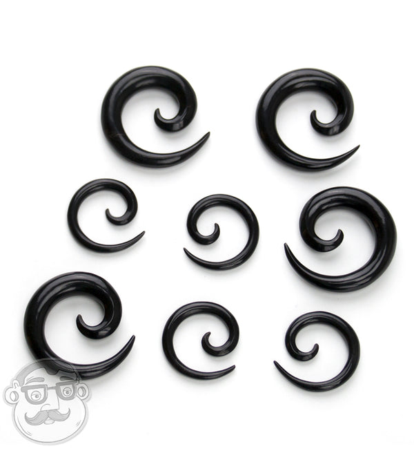 Black Horn Spirals