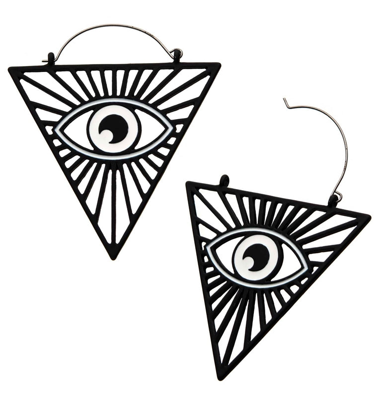 Black Eye of Providence Plug Hoops