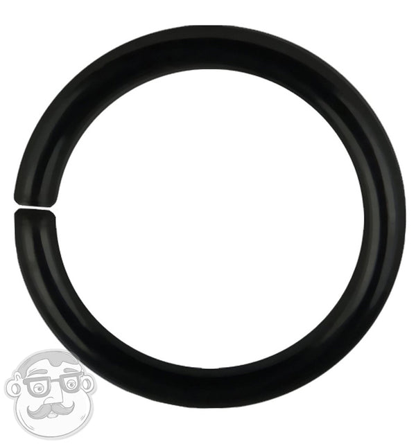 16G Black Niobium Seamless Ring