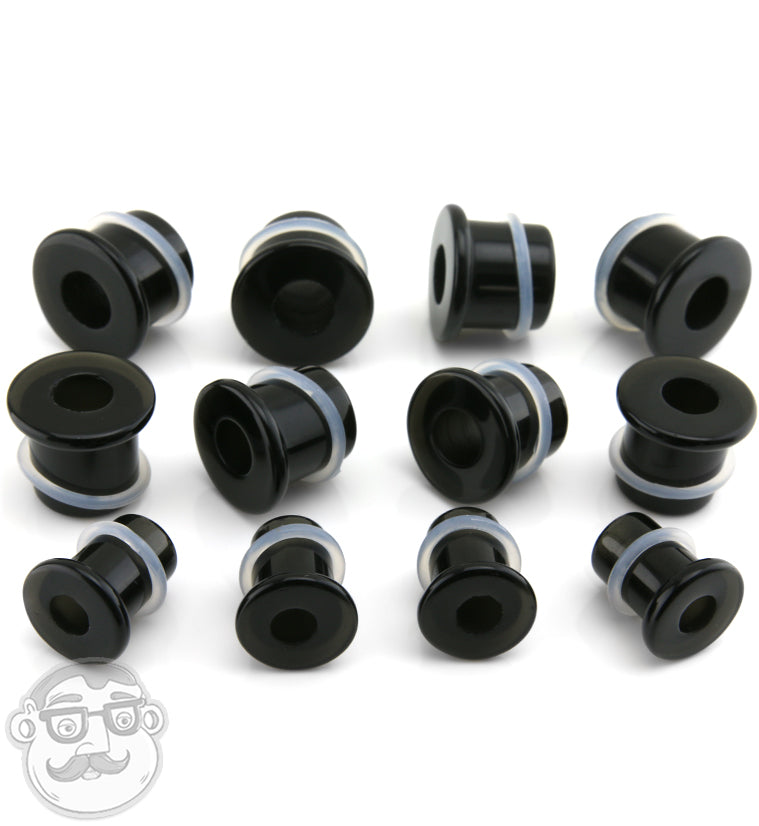 Obsidian Stone Single Flare Tophat Tunnels