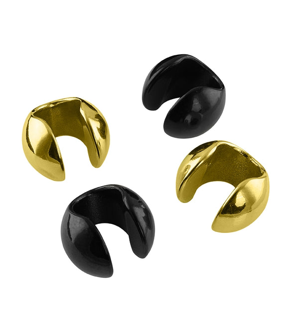 Black Oval Ear Weights