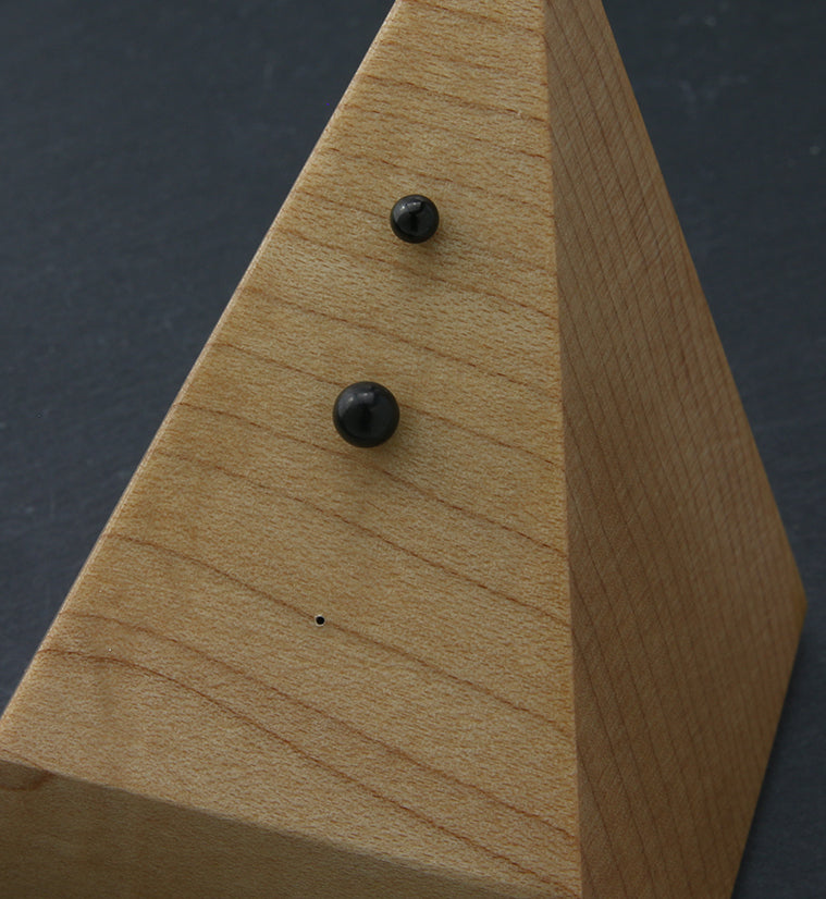 Black PVD Ball Titanium Threadless Top