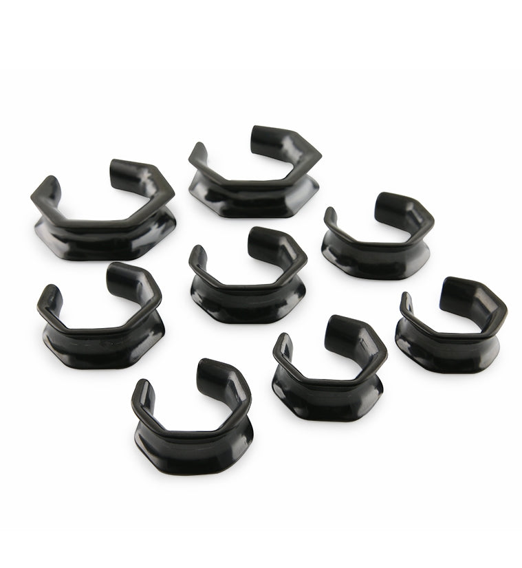 Black PVD Hex Saddles