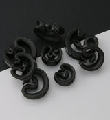 Black PVD Snake Stainless Steel Saddles