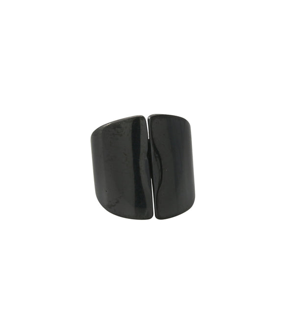 Black PVD Stainless Steel Hinged Ear Cuff