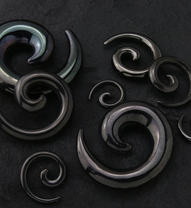 Black PVD Steel Spirals