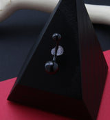 Black PVD Titanium Internally Threaded Belly Button Ring