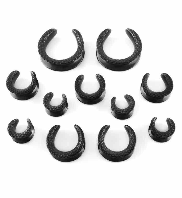 Black Hammered Stainless Steel Saddles