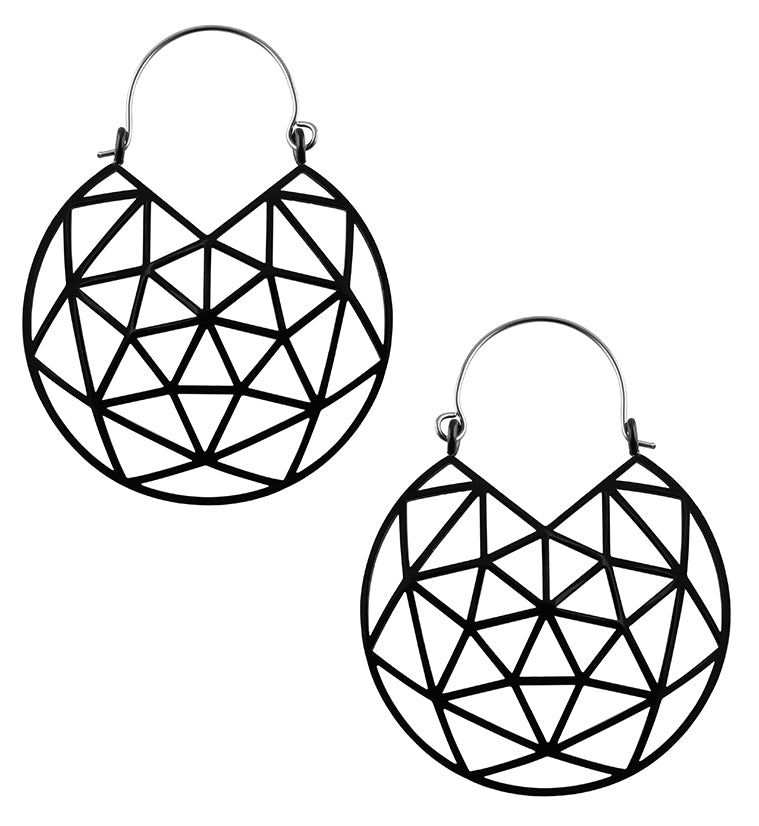 20G Black Speculum Hangers / Earrings