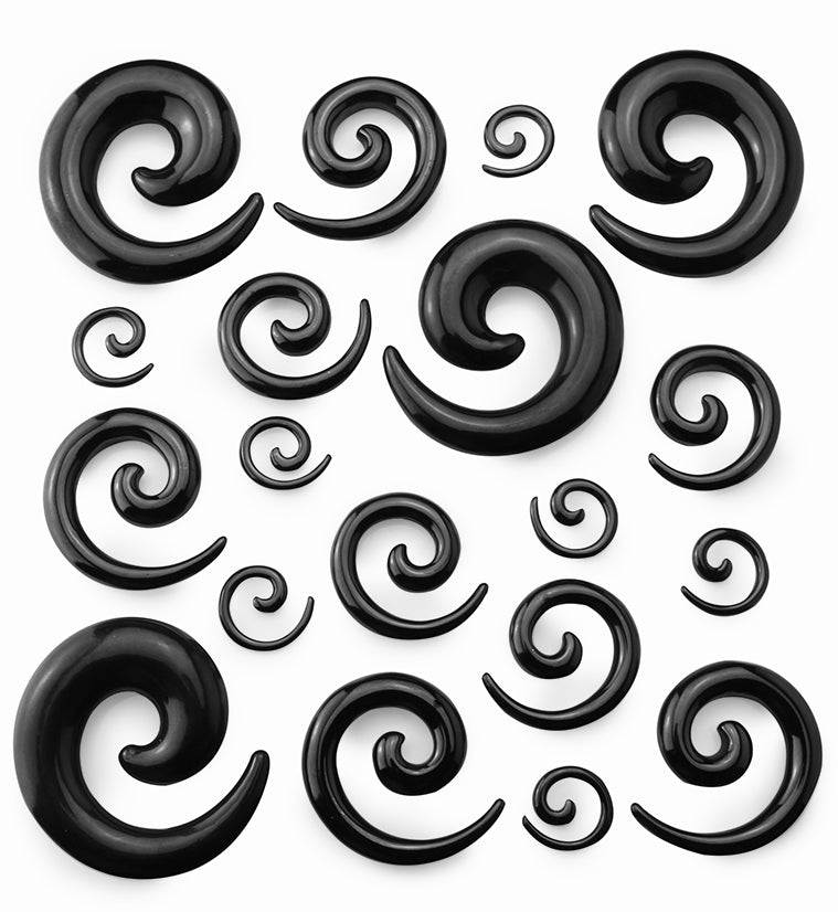 Black PVD Steel Spirals