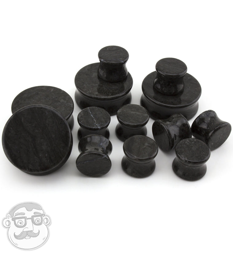 Black Tourmaline Stone Plugs