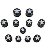 Black and White Star Plugs