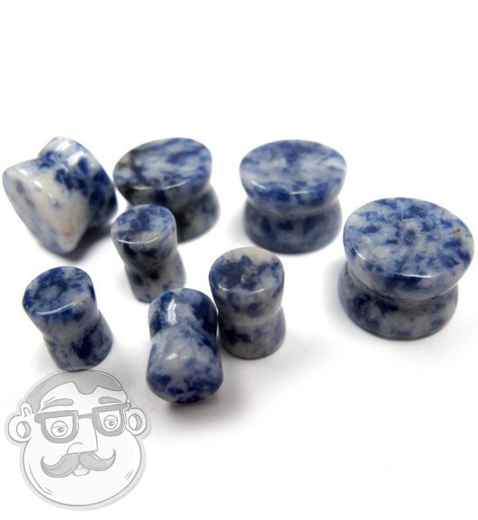 Blue Fluorite Stone Plugs