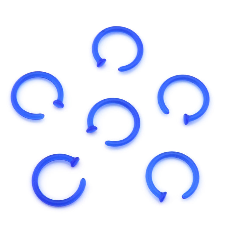 Green Bioflex Nose Hoop Ring