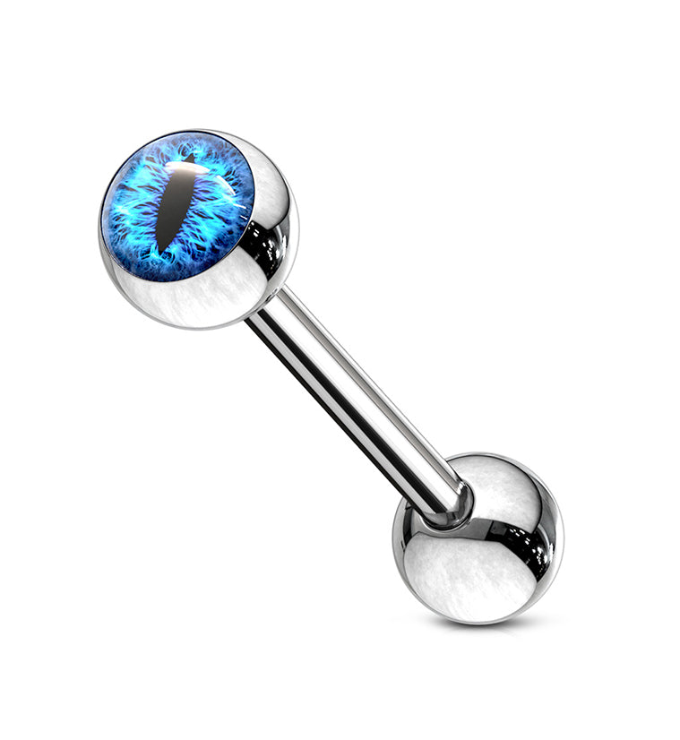 Blue Cat's Eye Barbell