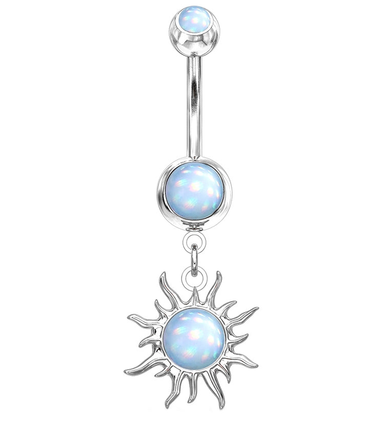 Blue Escent Solar Sun Belly Rings