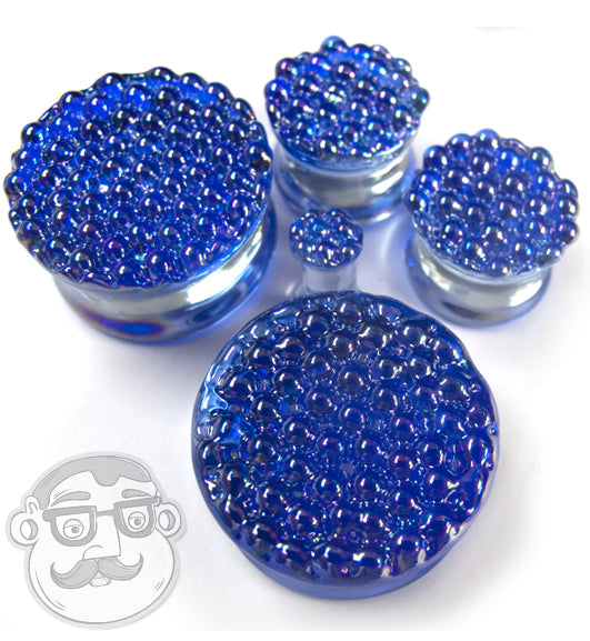Iridescent Glass Plugs