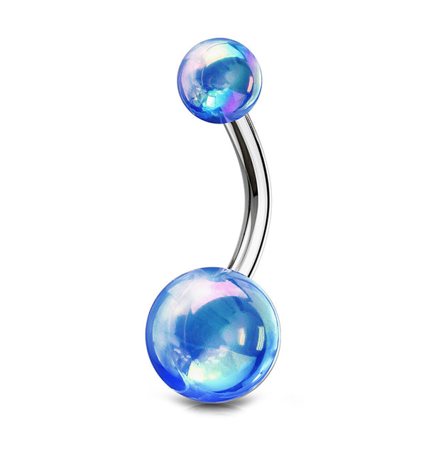 Blue Ory Belly Button Ring