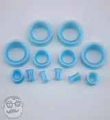 Light Blue Silicone Ear Skins