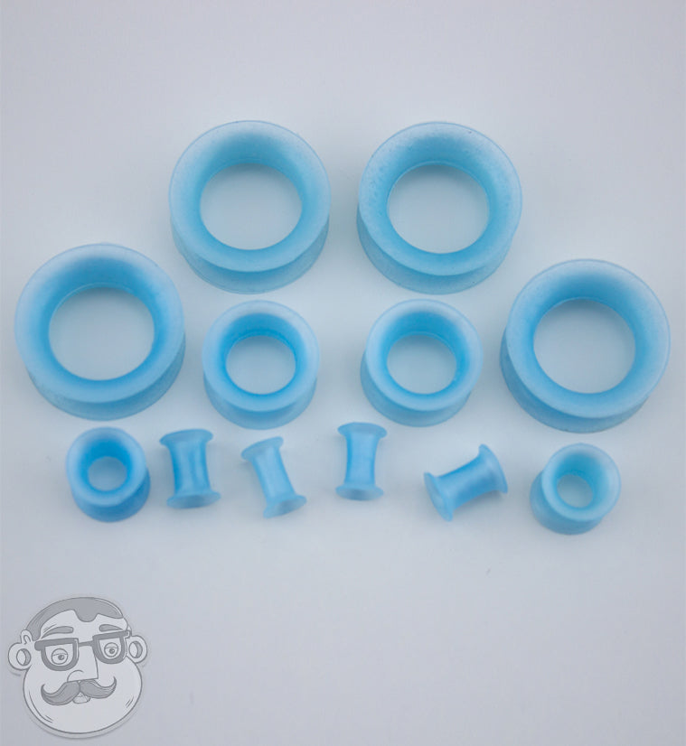 Light Blue Silicone Ear Skins