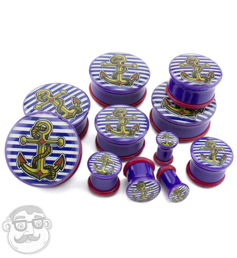 Striped Anchor Plugs