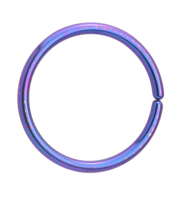Blurple Niobium Seamless Ring