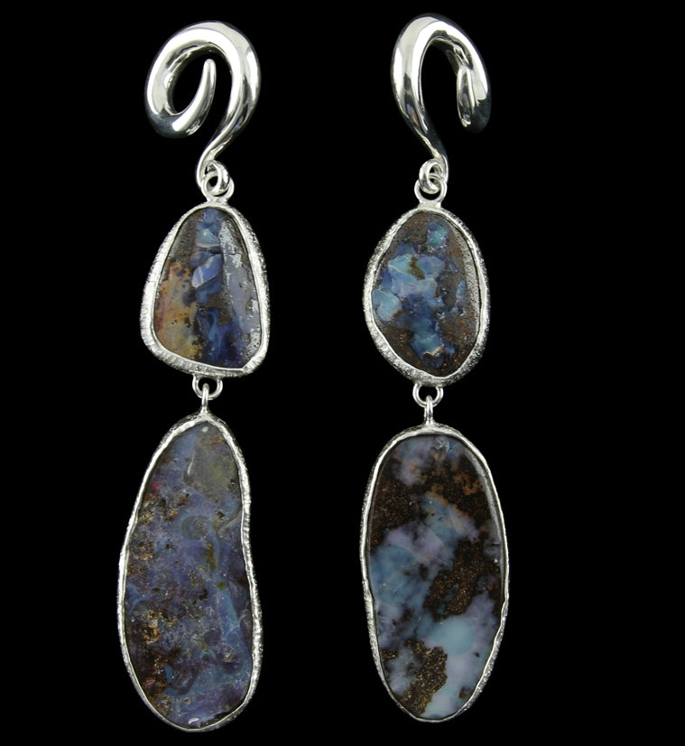 Boulder Opal Ear Weights Version 22