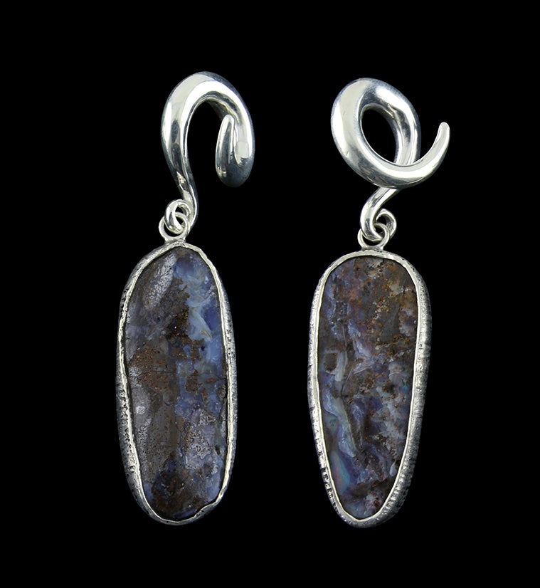 Boulder Opal Ear Weights Version 19