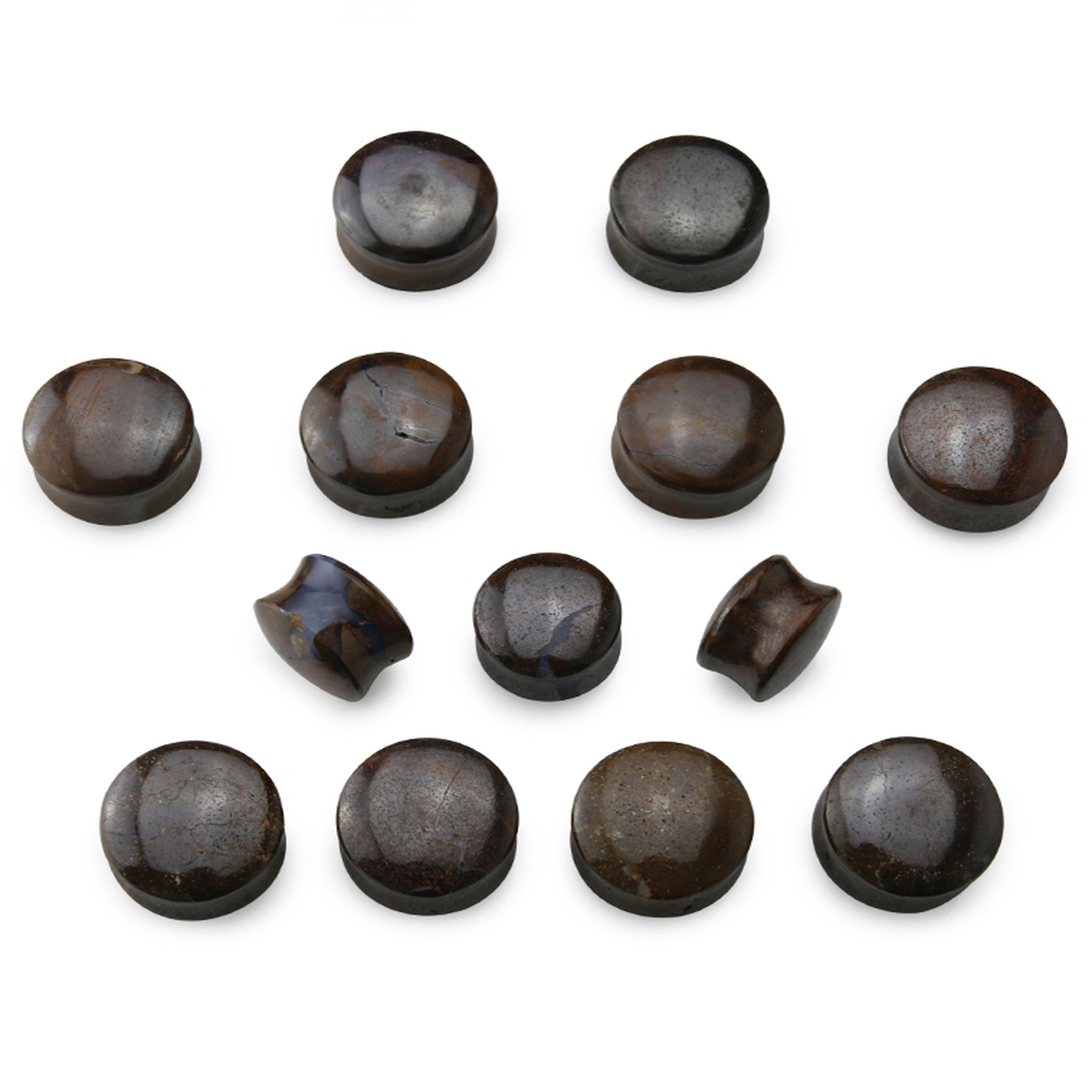 Boulder Opal Plugs (GRADE C)