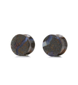 Boulder Opal Stone Plugs 9/16" (14mm) Version 1