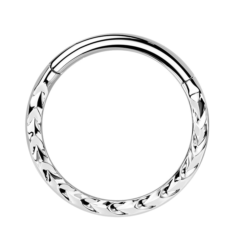 Braided Hinged Segment Ring