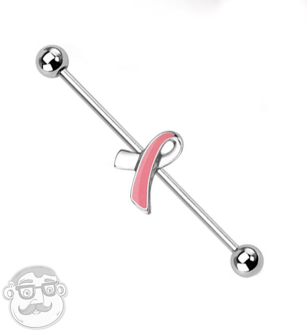 Breast Cancer Awareness Industrial Barbell