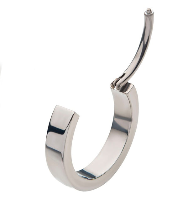 Broad Titanium Hinged Segment Ring