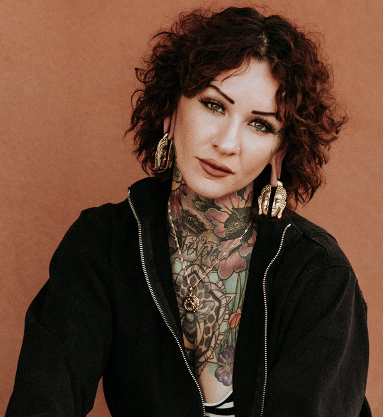 Buddha Brass Ear Weights