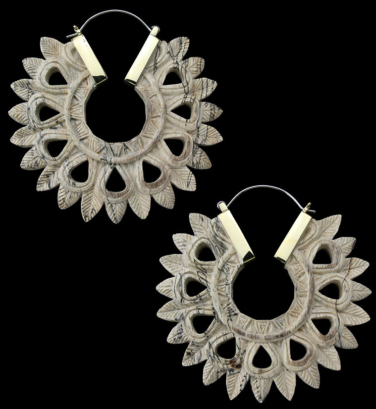 Bullion Tamarind Wooden Hangers / Earrings