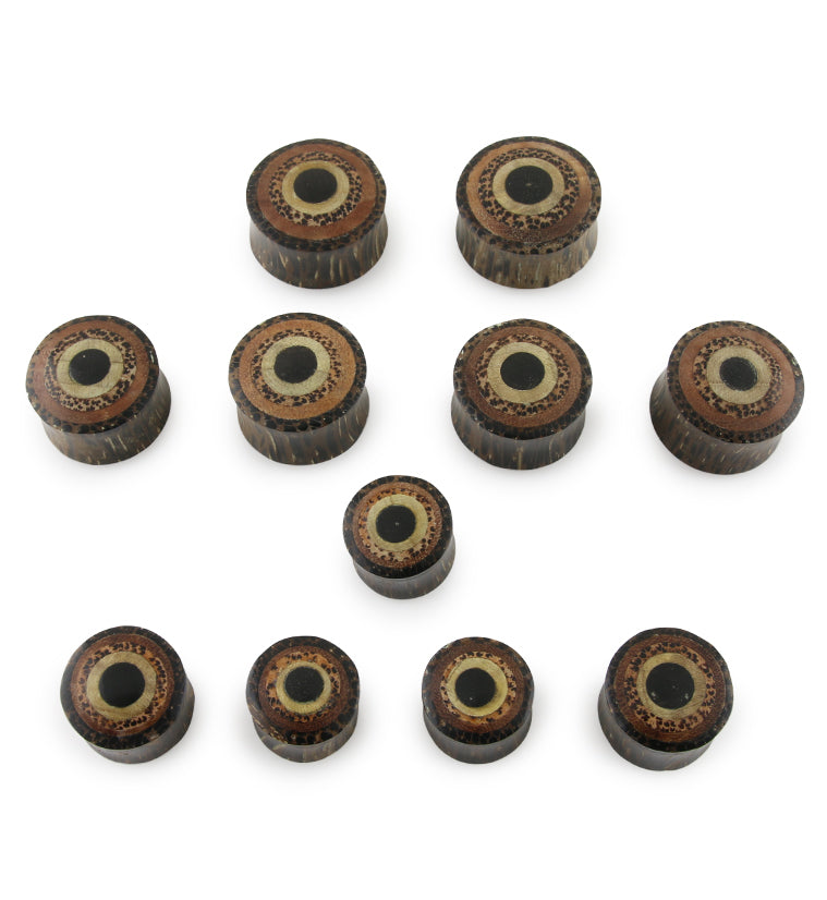 Bullseye Inlays Wooden Plugs