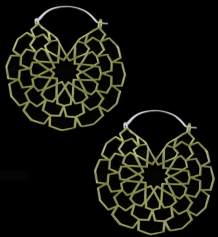 Buxom Brass Earrings / Weights