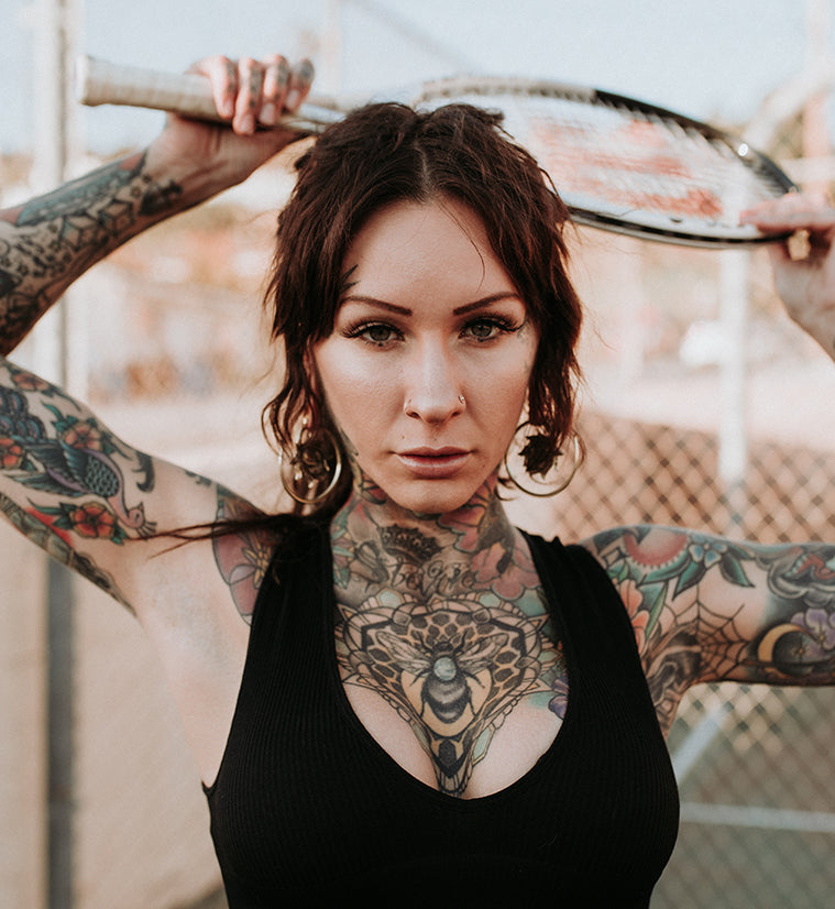 Resting Lotus Brass Ear Weights