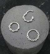 Chain Link Stainless Steel Hinged Segment Ring