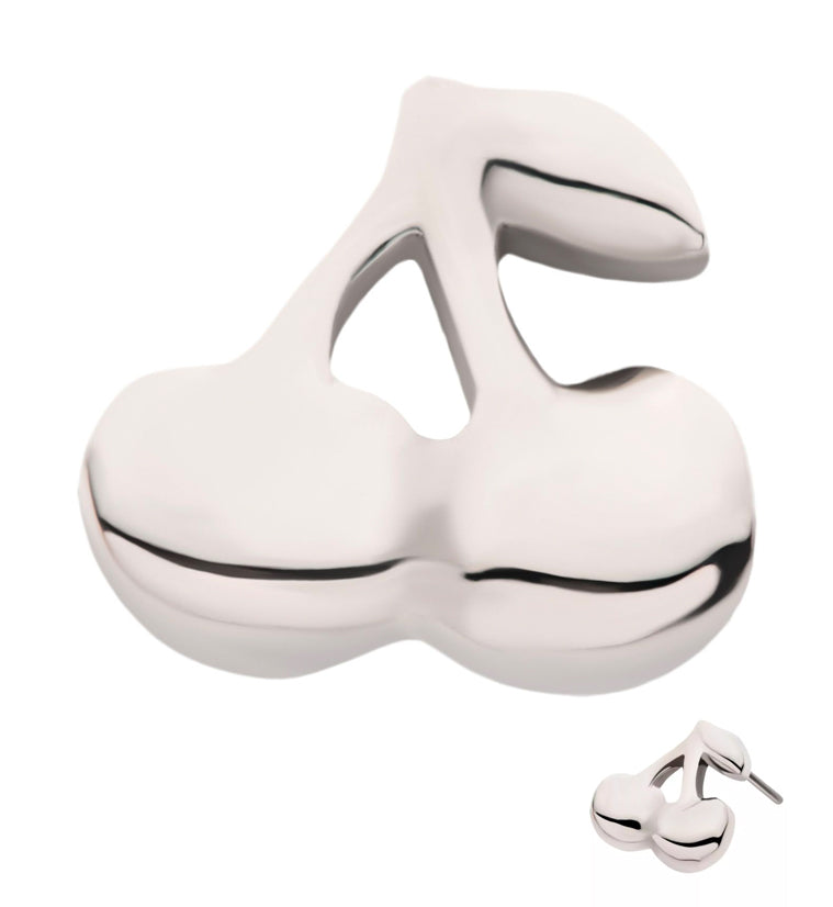 Cherries Threadless Titanium Top