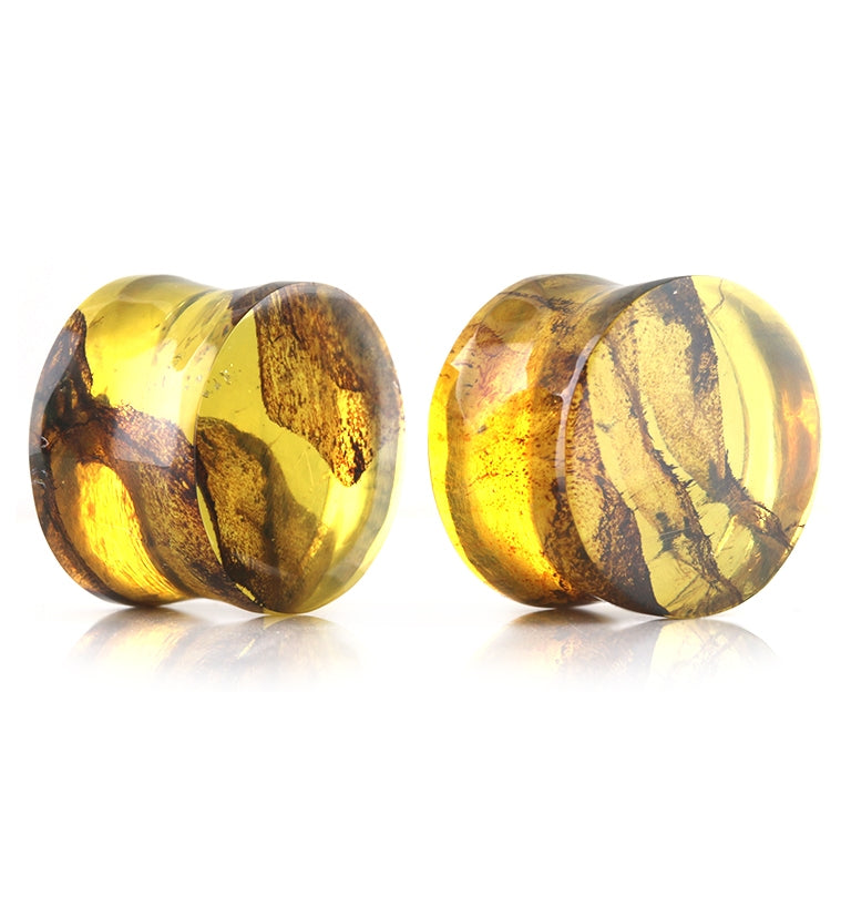 Chiapas Amber Plugs 5/8" (16mm)
