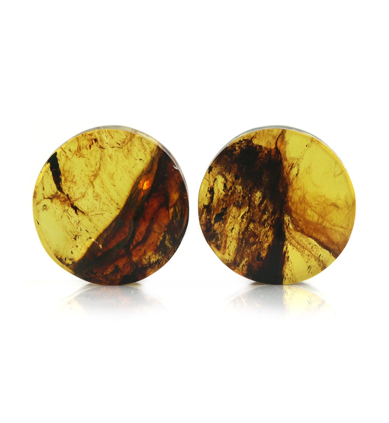 Chiapas Amber Plugs 5/8" (16mm)