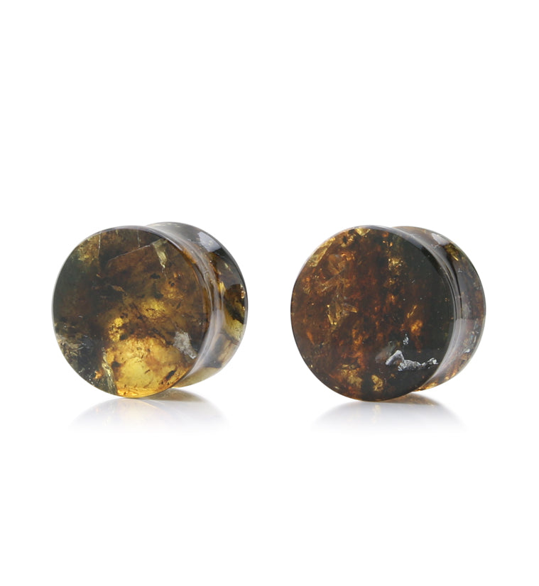 Chiapas Amber Plugs 5/8" (15.5mm) - Version 23