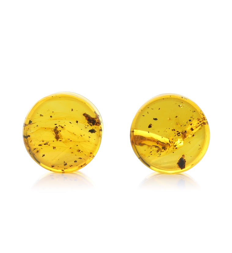 Chiapas Amber Plugs 5/8" (16mm) - Version 19