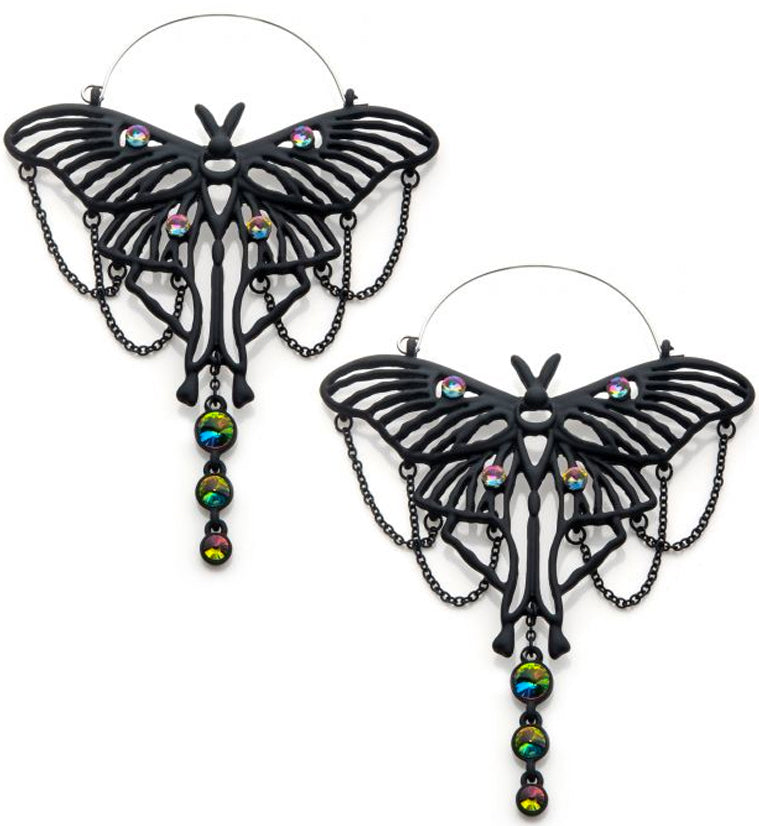 Chic Butterfly Plug Hoops