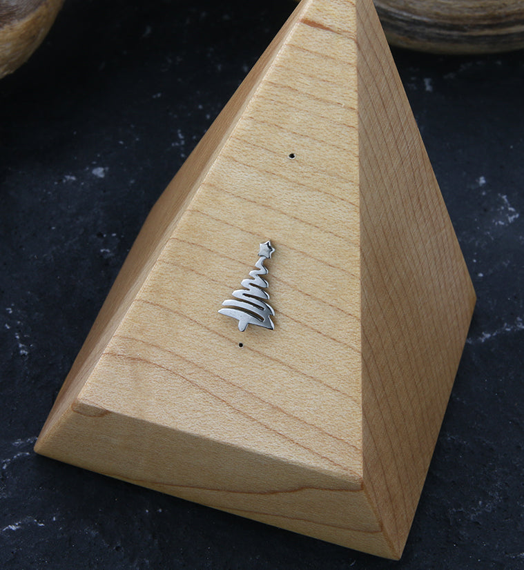 Christmas Tree Threadless Titanium Top