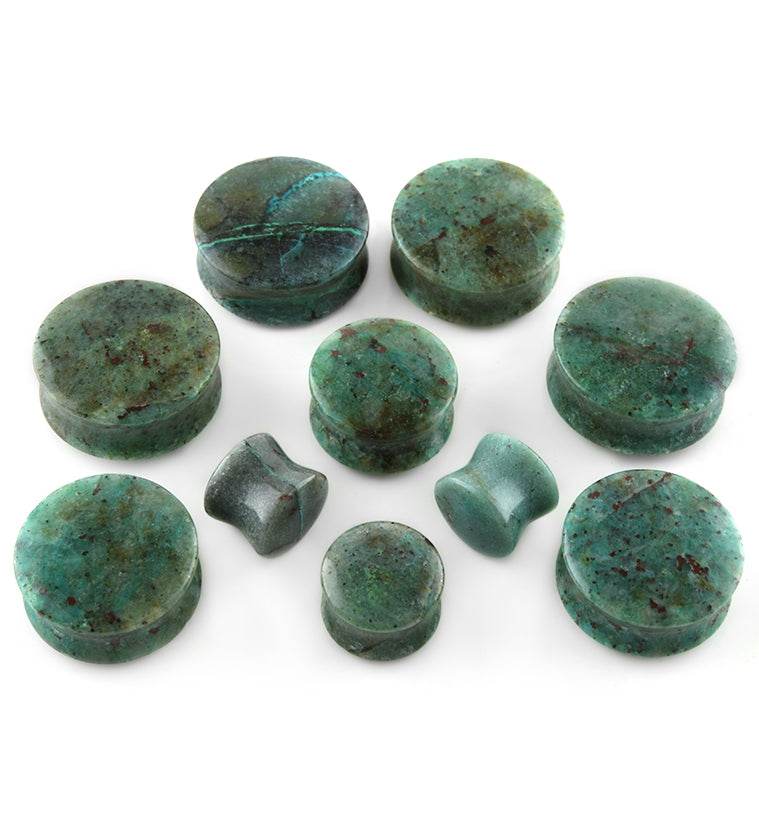 Chrysocolla Stone Plugs