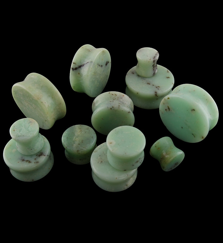 Chrysoprase Stone Plugs